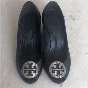 Tory Burch leather wedges size 7